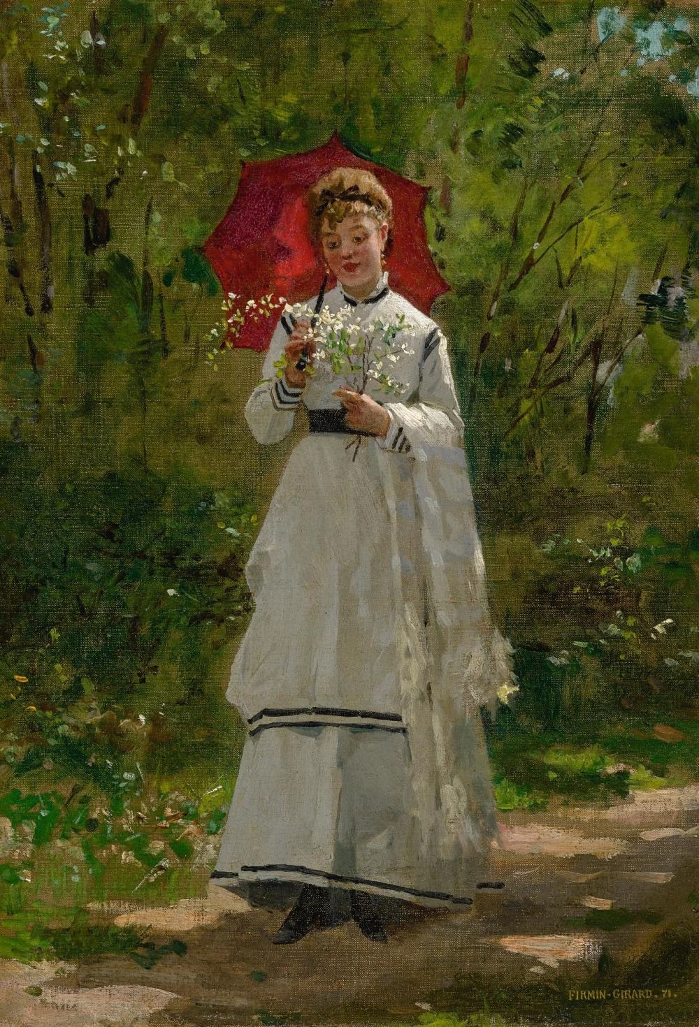 Marie - François Firmin, Girard, Adele con l'ombrello
